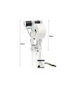 ROLLER CLEAN 4'' FILTRO A RULLO AVVOLGIBILE AUTOMATICO INTERNO SUMP